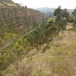 Desde el Camino del Indio - La via del tren, recorre todo el farallon.