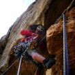 La entrada - Jaime entrando al 4º y último largo de esta ascensión de Dioses.