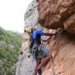 Flash ah, ah!!! - Ramón Cadalàs escalando la Blas Gordo en Montanejos.