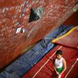 Concentración - Final del Campeonato Nacional de Escalada en Ecuador: modalidad bloque