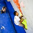 Segundo bloque - El segundo bloque de la final del Campeonato de Escalada en Bloque y Dificultad Vértigo