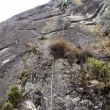 Bailando con la roca - Daniel Bagre en el crux de la vía