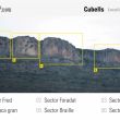 Croquis sectores Cubells - Reseña con la localización de los sectores de Cubells