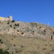 Cara Sur del Castillo de Santa Catalina. - Paredes de la cara Sur del cerro del Castillo de Santa Catalina.