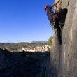 Abriendo a Jack - Edu abriendo el segundo largo de JACK EL DESTREPADOR (6a+/6a+) 40 M 