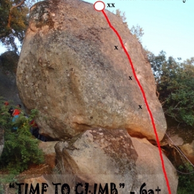 Vía Time to climb